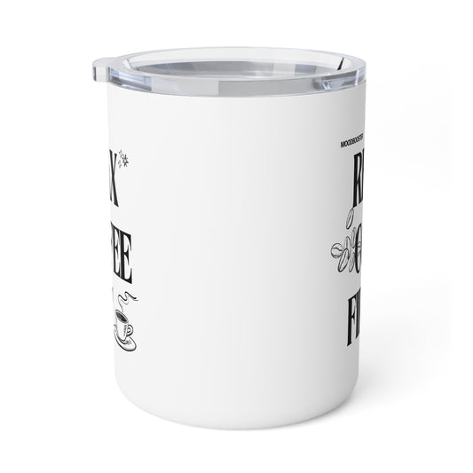 Coffee Mug Insulated 10oz Clear & Concise Key Features