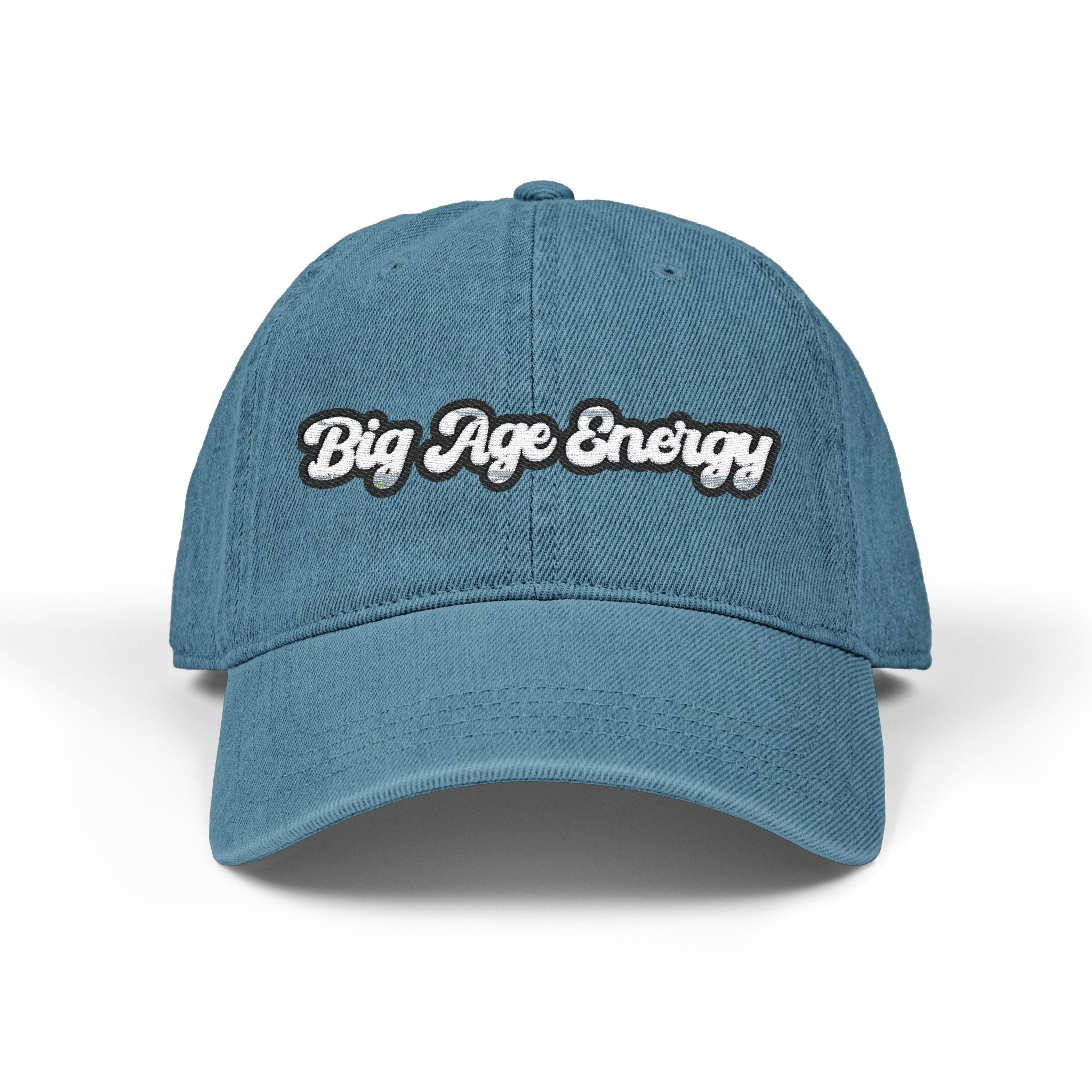 Embroidered Denim Hat