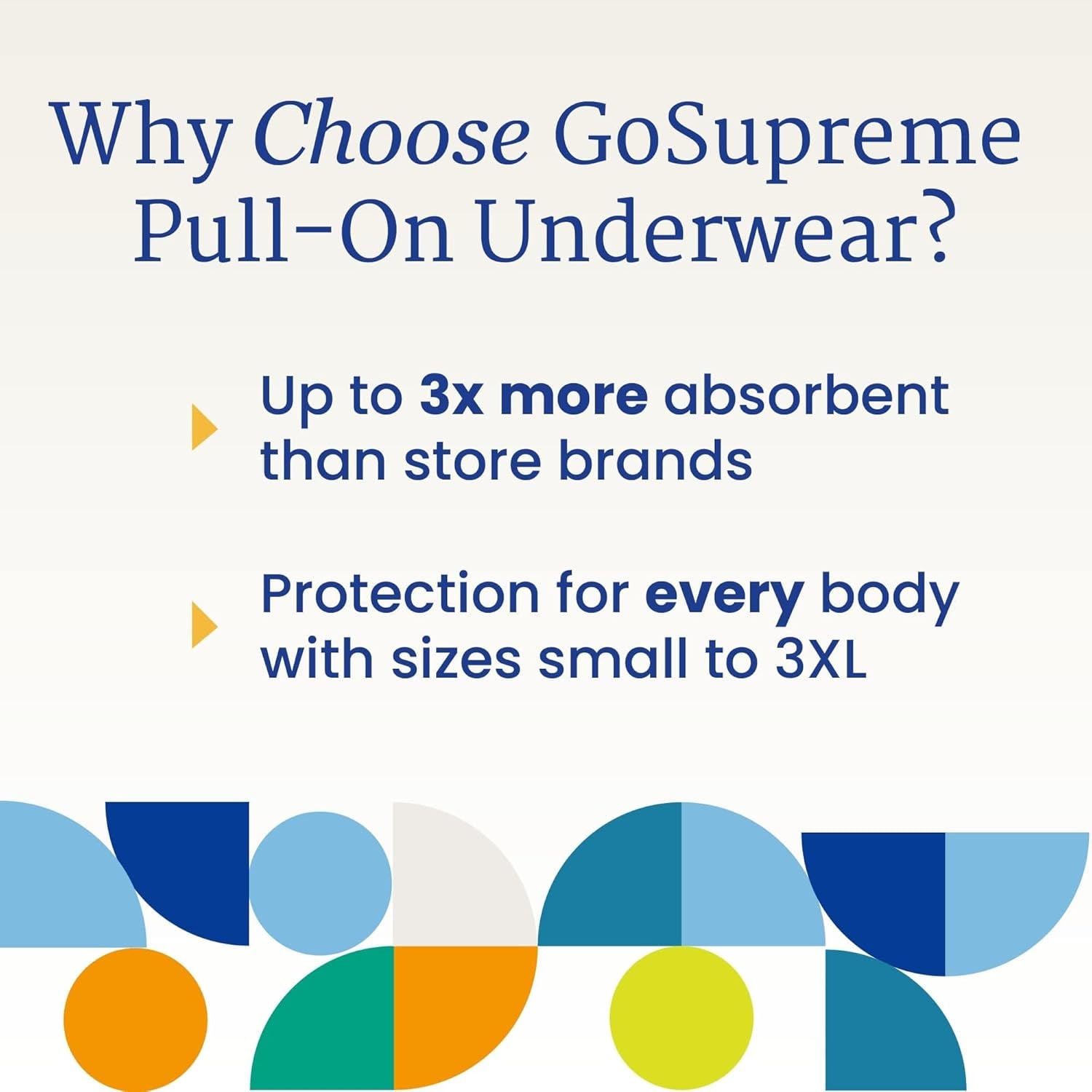 Gosupreme Overnight Pull-On Underwear, 8-Hour Leak Protection, Medium, 14-Count Bag, Pink, (30-40 in Waist), Unisex Adult Diapers