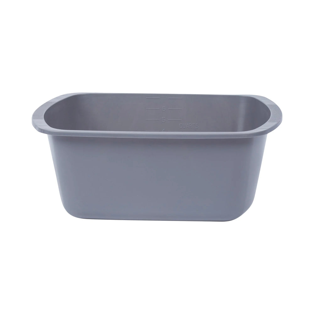 Wash Basin for Limb Soaking - Disposable Plastic Bin, 7 Qt, 50 Ct