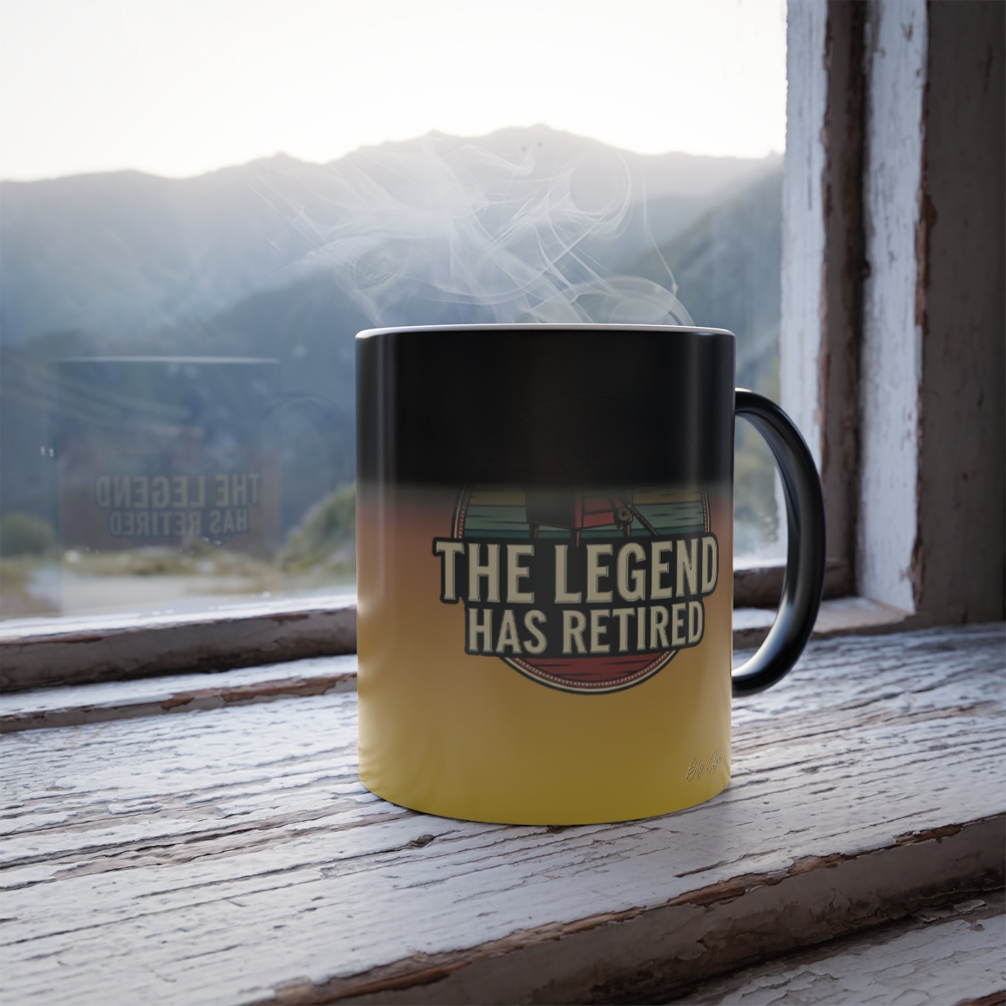 The Legend Has Retired - Color Changing Coffee Mug