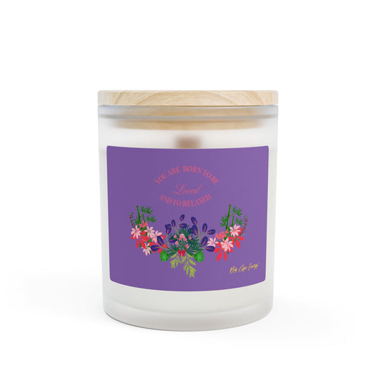 Frosted Glass Candle, 11oz