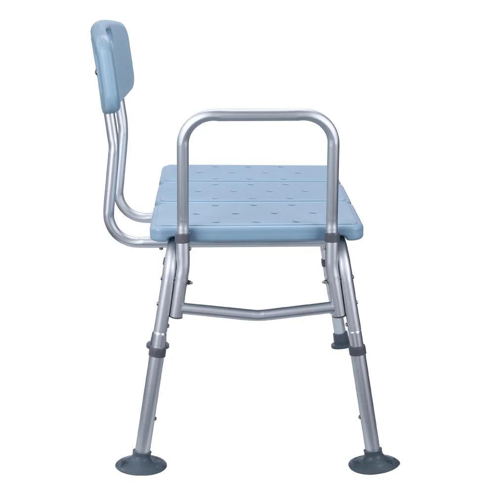 Bath & Shower Transfer Bench - Adjustable Handicap Shower Chair - Medical Bathroom Accessibility Aid for Elderly, Disabled, Seniors & Bariatric