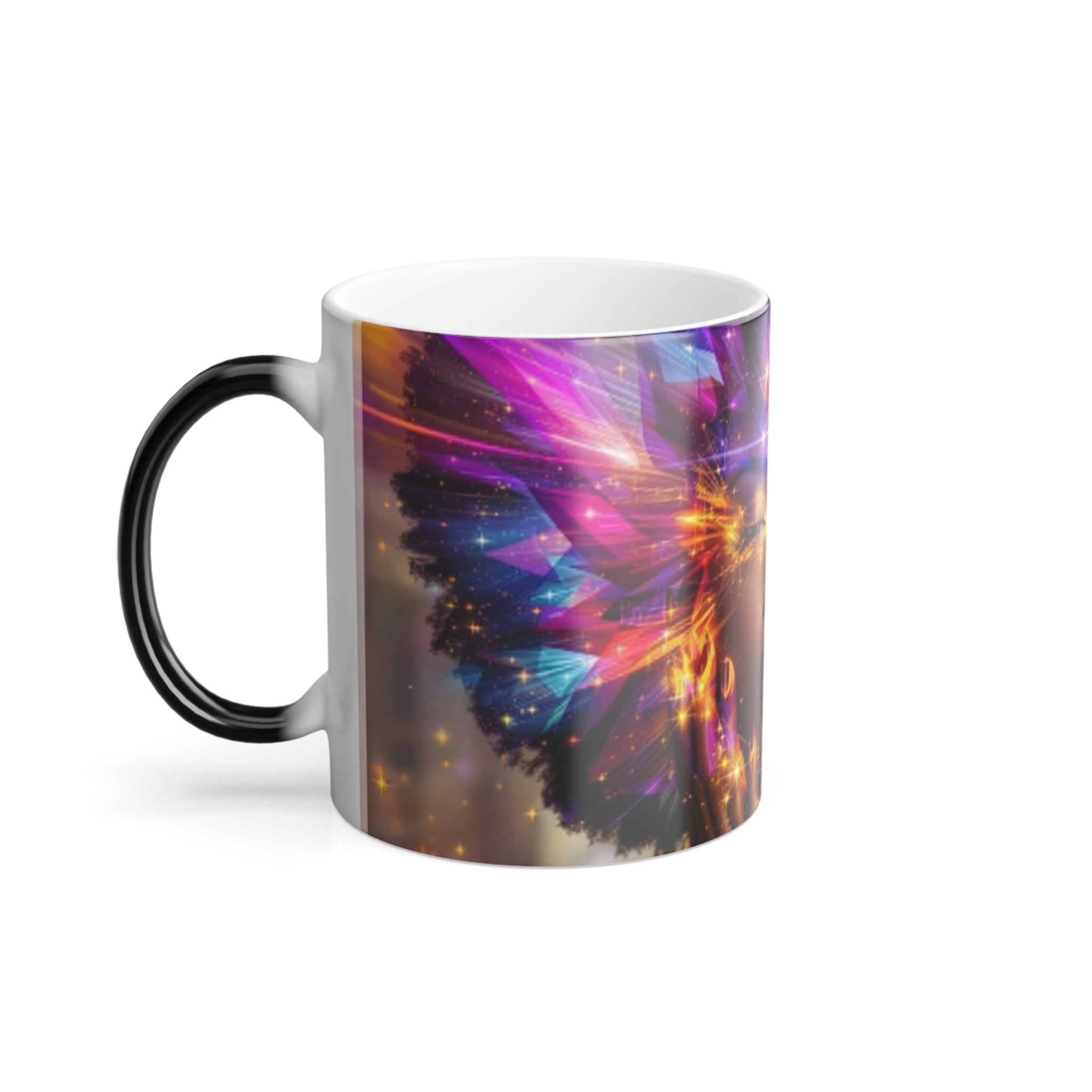 Big Age Energy Music Logo Color Design Morphing Mug 11oz