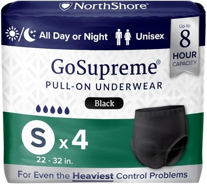 NorthShore GoSupreme Overnight Incontinence Underwear – Maximum Nighttime Protection