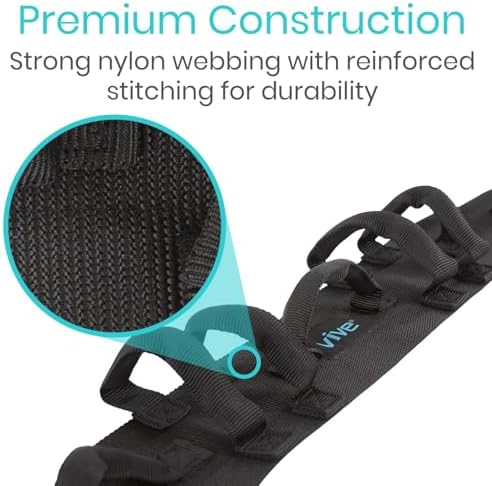 Vive Transfer Gait Belt with Handles – Safe & Comfortable Mobility Support