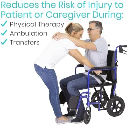 Vive Transfer Gait Belt with Handles – Safe & Comfortable Mobility Support