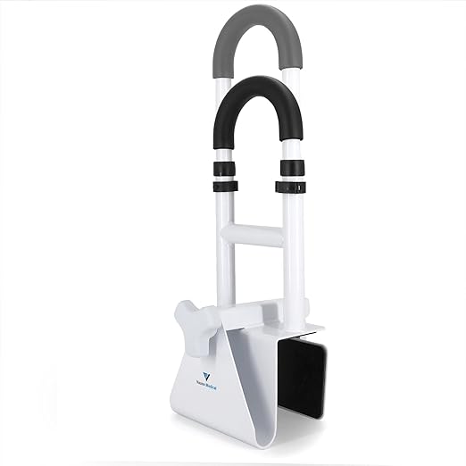 Vaunn Medical Bathtub Handle Grab Bar – Adjustable Safety Rail for Seniors (300 lbs)