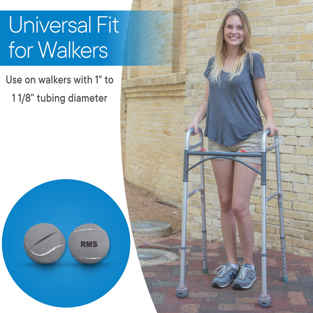 Precut Walker Balls, Walker Glides or Walker Glide Balls, Walker Skis (Pack of 2) - 4 Color Choices