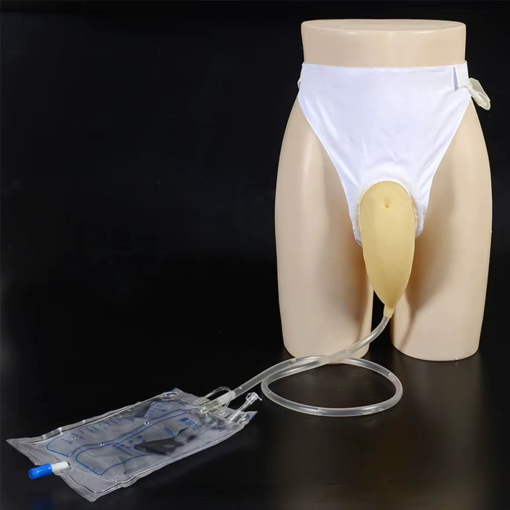 Silicone Portable Urinal Bottle Portable 85CM Plastic Travel Urine Storage Reuseable 1000Ml Urinal Old People Bottle Camping