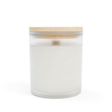 Frosted Glass Candle, 11oz