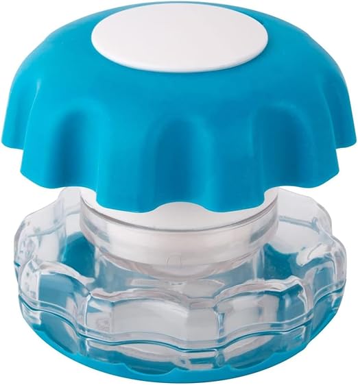 EZY DOSE Pill Crusher & Grinder – Effortless Medication Crushing with Storage Compartment (Blue, BPA-Free)