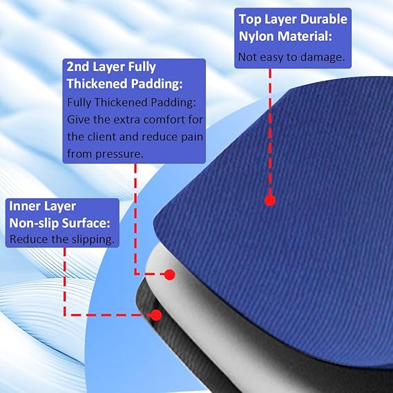 Ehucon Gait Belt for Seniors – 7 Padded Handles, Quick-Release Buckle, Lift Assist Safety Strap (Extra Large)