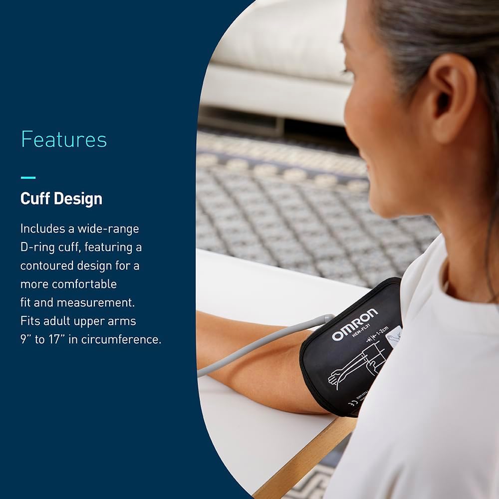 OMRON Iron Upper Arm Blood Pressure Monitor – Clinically Validated, Doctor-Recommended
