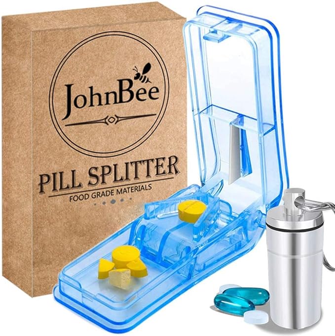 JohnBee Pill Cutter – Accurate & Safe Splitting for Small and Large Pills