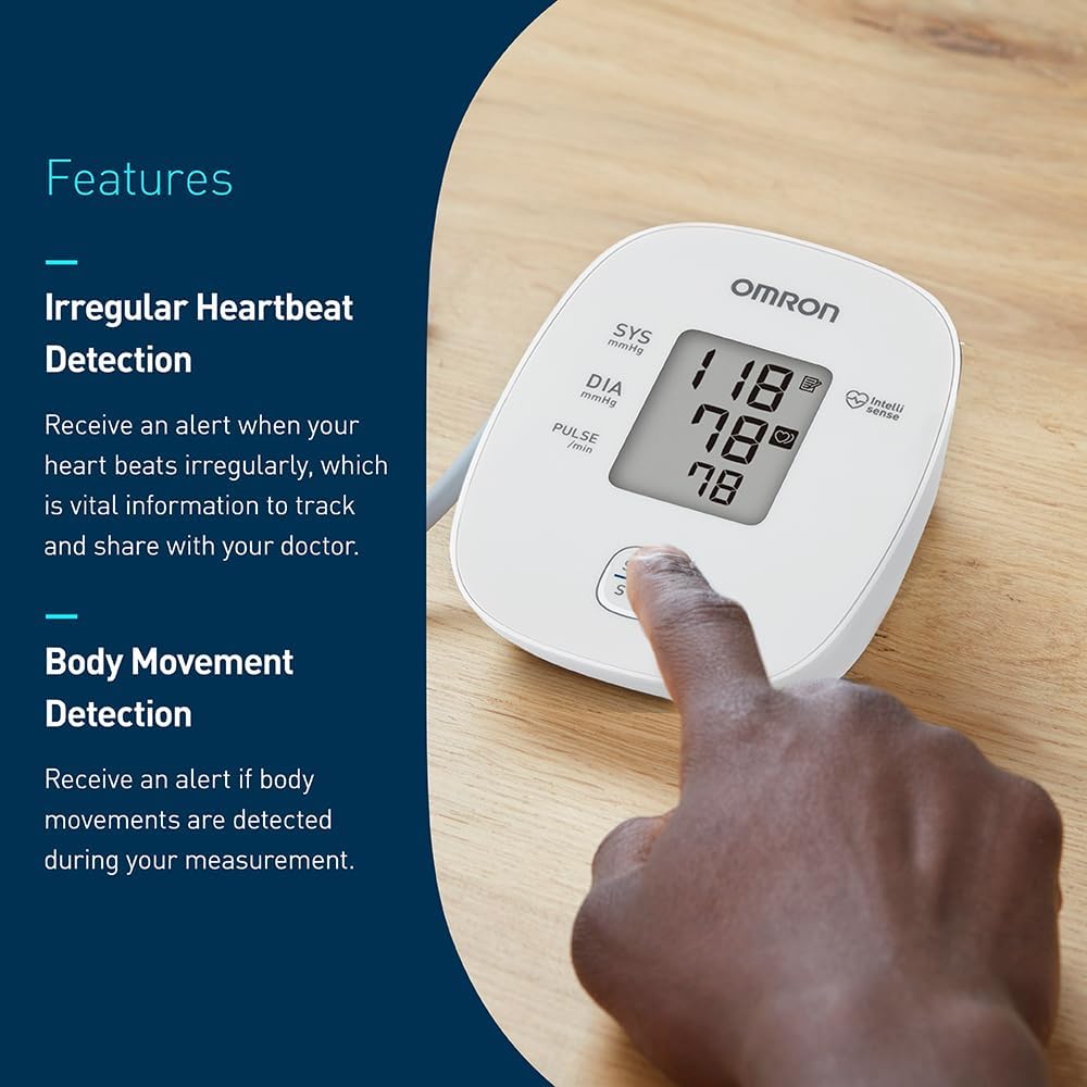 OMRON Iron Upper Arm Blood Pressure Monitor – Clinically Validated, Doctor-Recommended