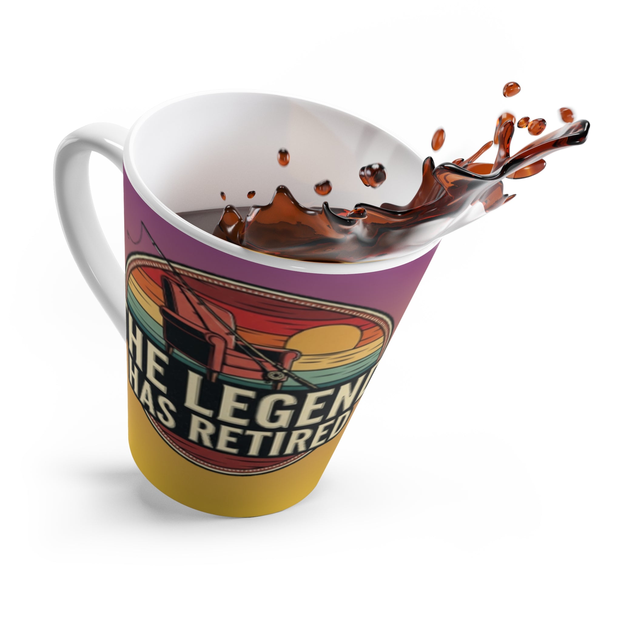The Legend Has Retired - Big Age Energy Latte Mug