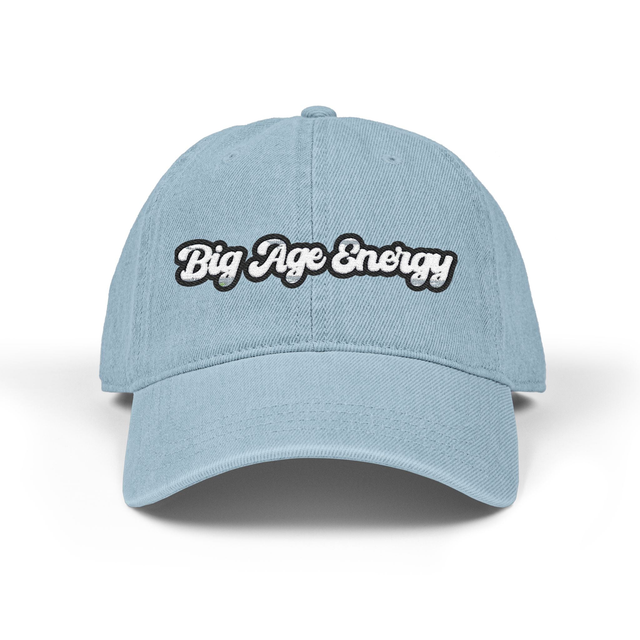 Embroidered Denim Hat