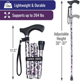Walking Cane for Men or Women, Foldable and Adjustable from 32-37 Inches, FSA and HSA Eligible