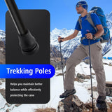 Abnaok 4-Pack Rubber Cane Tips 3/4 Inch Heavy Duty Walking Cane Tips, Black
