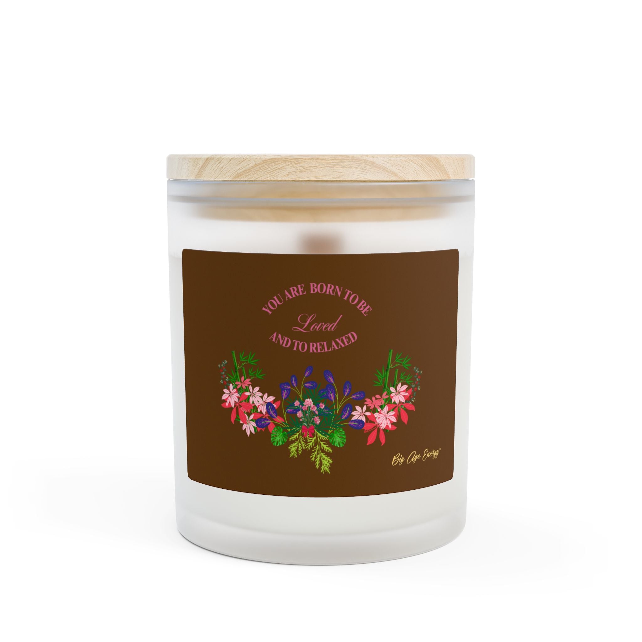 Frosted Glass Candle, 11oz