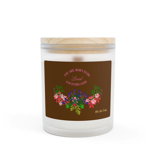 Frosted Glass Candle, 11oz