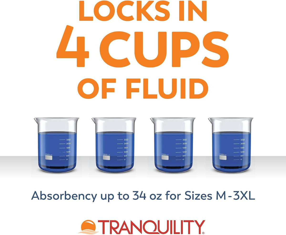 Tranquility Premium Overnight Disposable Underwear – Maximum Absorbency