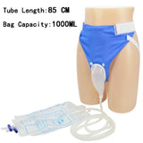 Silicone Portable Urinal Bottle Portable 85CM Plastic Travel Urine Storage Reuseable 1000Ml Urinal Old People Bottle Camping