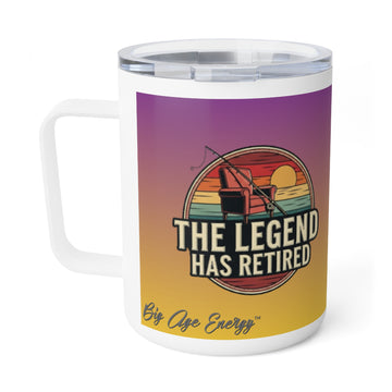 Retired Legend Insulated Coffee Mug | Cool Gifts for Fishing Enthusiasts | Beach Vibe Travel Cup | Unique Retirement Present | Fun [...]