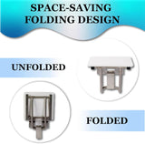 Folding Shower Chair for Elderly and Disabled | ADA Folding Shower Seat Wall Mounted Holds up to 600 Lbs | High Density Polymer Shower Chair for inside Shower 304 Stainless Steel | 34.5"X21” Left Hand