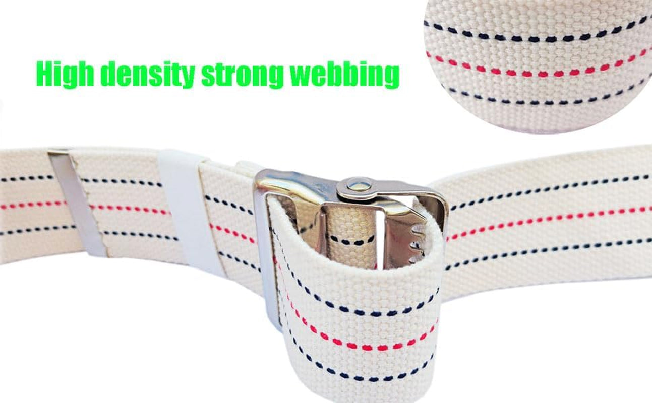 Gait Belt-Walking Transfer Belt with Belt Loop Holder for Seniors,Caregiver, Nurse, Therapist,Etc. (Beige,60 Inch)