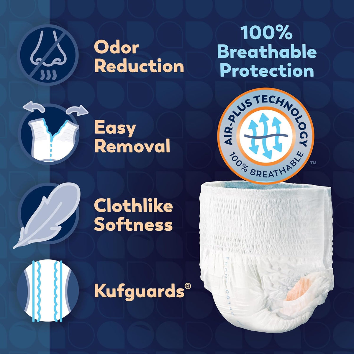 Tranquility Premium Overnight Disposable Underwear – Maximum Absorbency