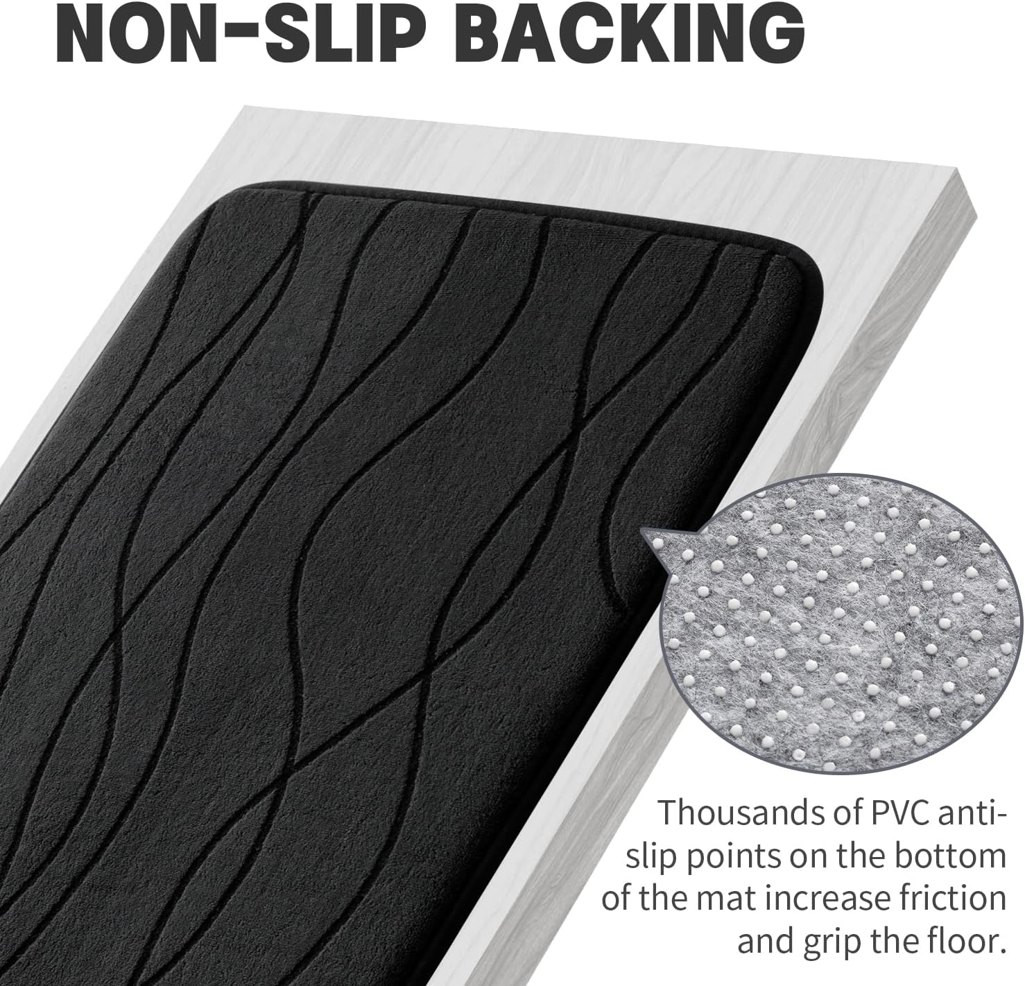 YIHOUSE 5-Piece Memory Foam Bathroom Rug Set – Ultra-Soft, Absorbent & Non-Slip Bath Mats