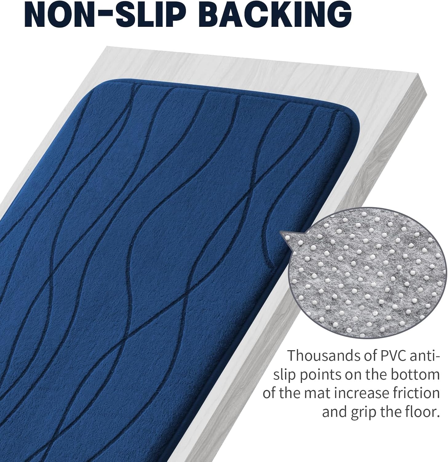 YIHOUSE 5-Piece Memory Foam Bathroom Rug Set – Ultra-Soft, Absorbent & Non-Slip Bath Mats