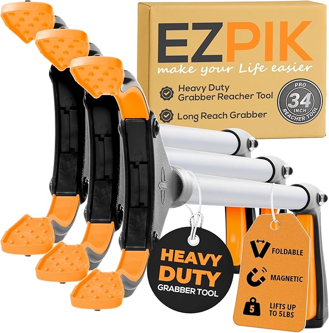 EZPIK Pro 43" Foldable Grabber Reacher Tool