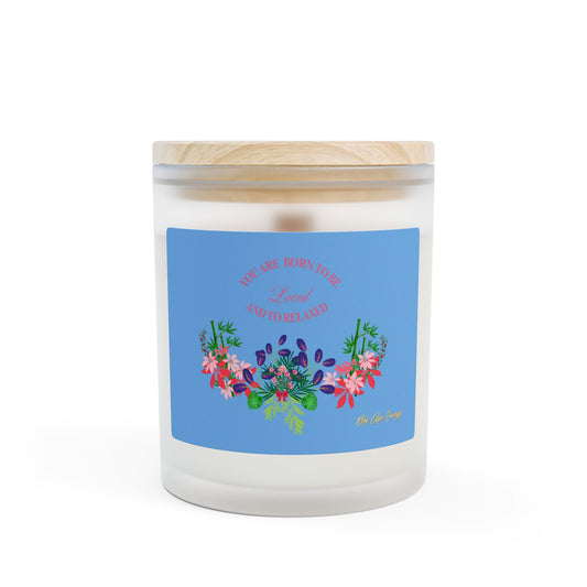 Frosted Glass Candle, 11oz