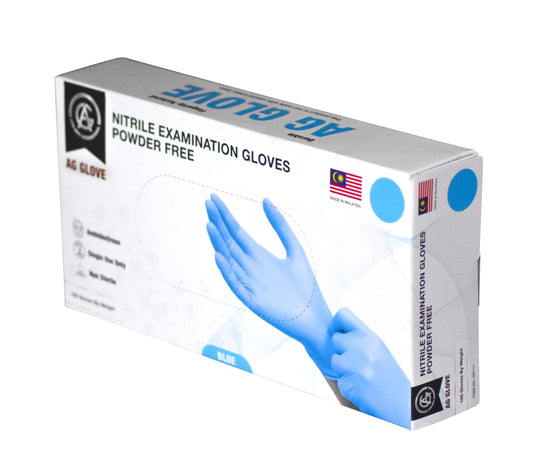 - Latex Free, Powder Free, Disposable Nitrile Exam Gloves (Large, Case of 10 Boxes (1000 Unit))