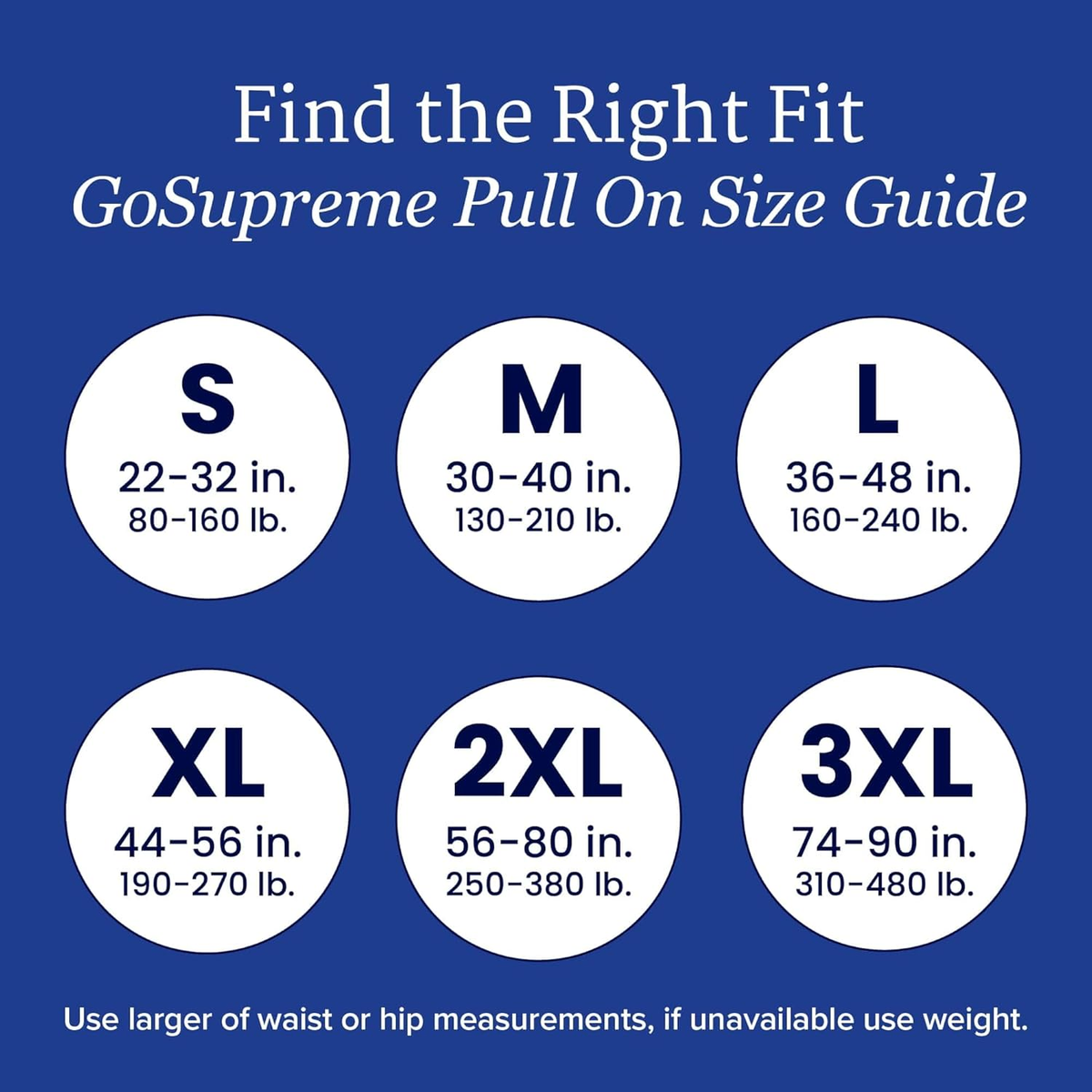 Gosupreme Overnight Pull-On Underwear, 8-Hour Leak Protection, X-Large, 56-Count Case, Pink, (44-56 in Waist), Unisex Adult Diapers