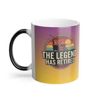 The Legend Has Retired - Color Changing Coffee Mug