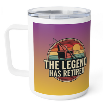 The Legend Has Retired - Big Age Energy Insulated Coffee Mug