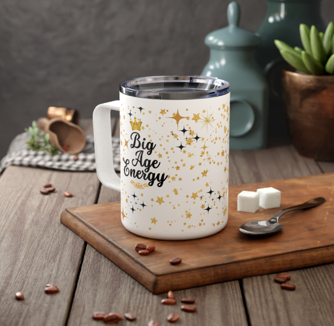 Magical Big Age Energy - Insulated Coffee Mug