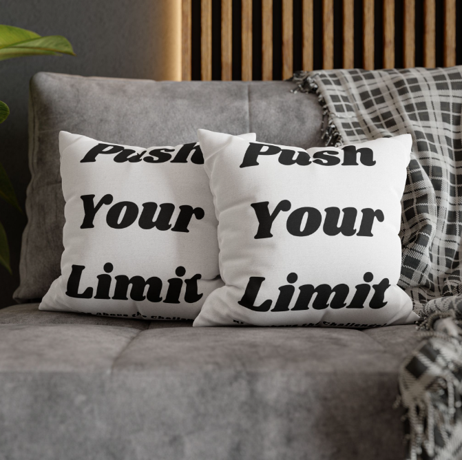 Push Your Limit - Throw Pillow