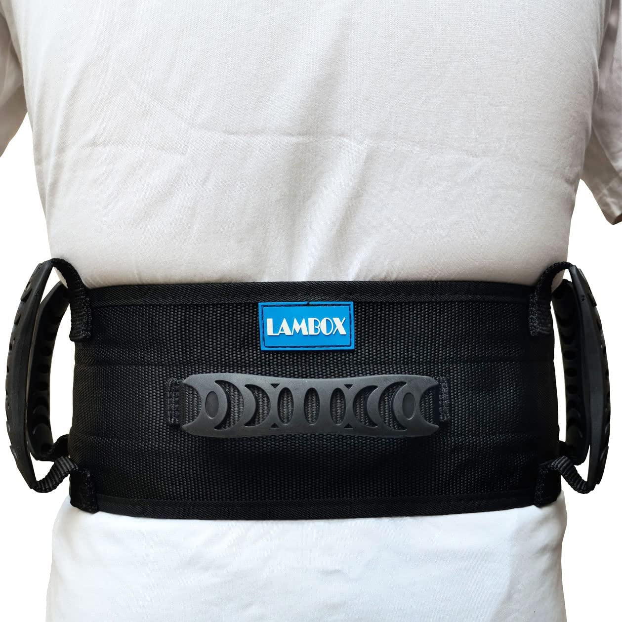 Gait Belt Transfer Belt with Plastic Handles-Medical Nursing Safety Patient Assist for Occupational & Physical Therapy, Seniors with Metal Buckle 55