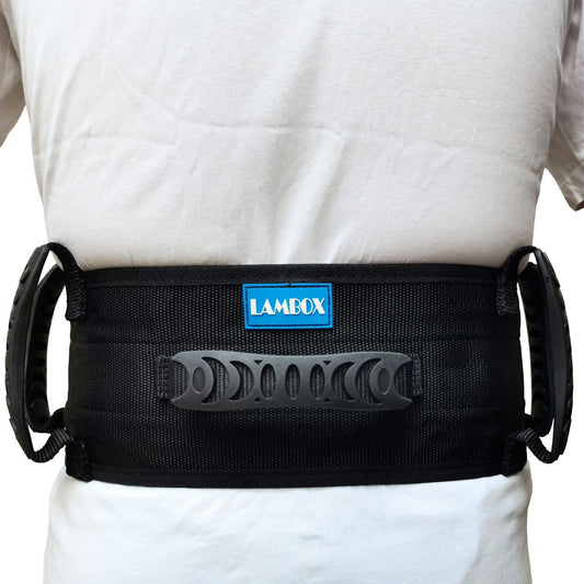 Gait Belt Transfer Belt with Plastic Handles-Medical Nursing Safety Patient Assist for Occupational & Physical Therapy, Seniors with Metal Buckle 55"