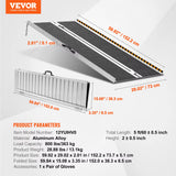 Portable Wheelchair Ramp Non-Slip Aluminum Folding Threshold Ramp Foldable Mobility Scooter Ramp Wheel Chair Ramp