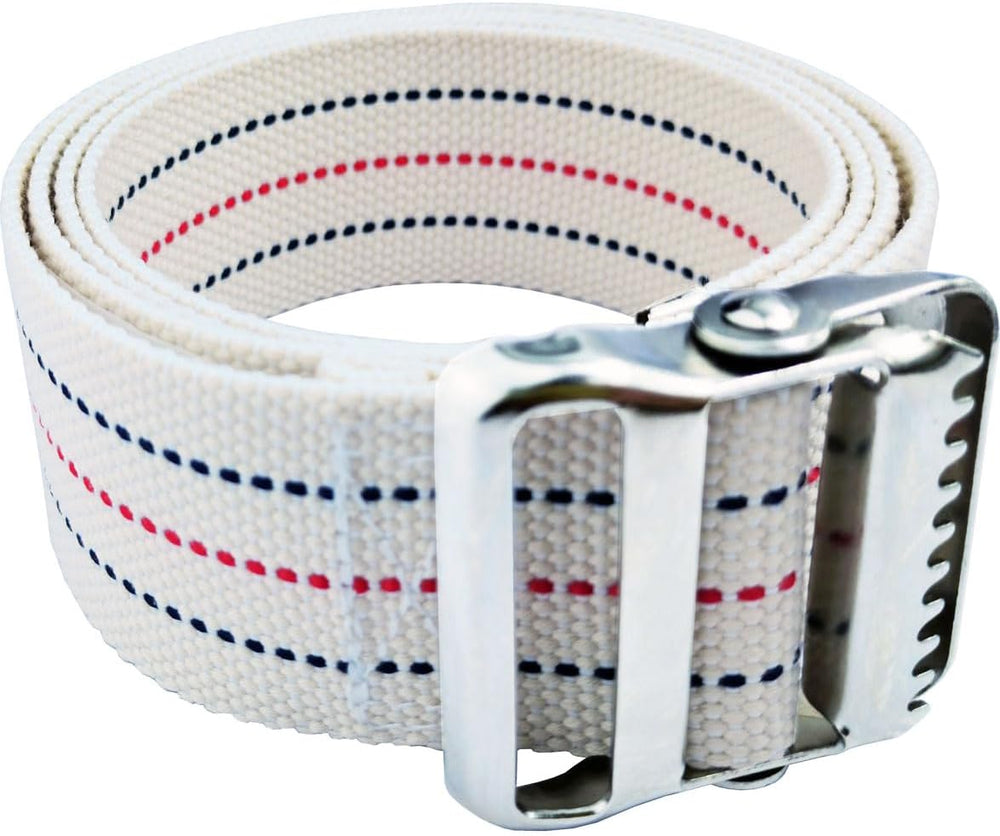 Gait Belt-Walking Transfer Belt with Belt Loop Holder for Seniors,Caregiver, Nurse, Therapist,Etc. (Beige,60 Inch)