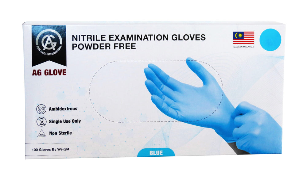 - Latex Free, Powder Free, Disposable Nitrile Exam Gloves (Large, Case of 10 Boxes (1000 Unit))