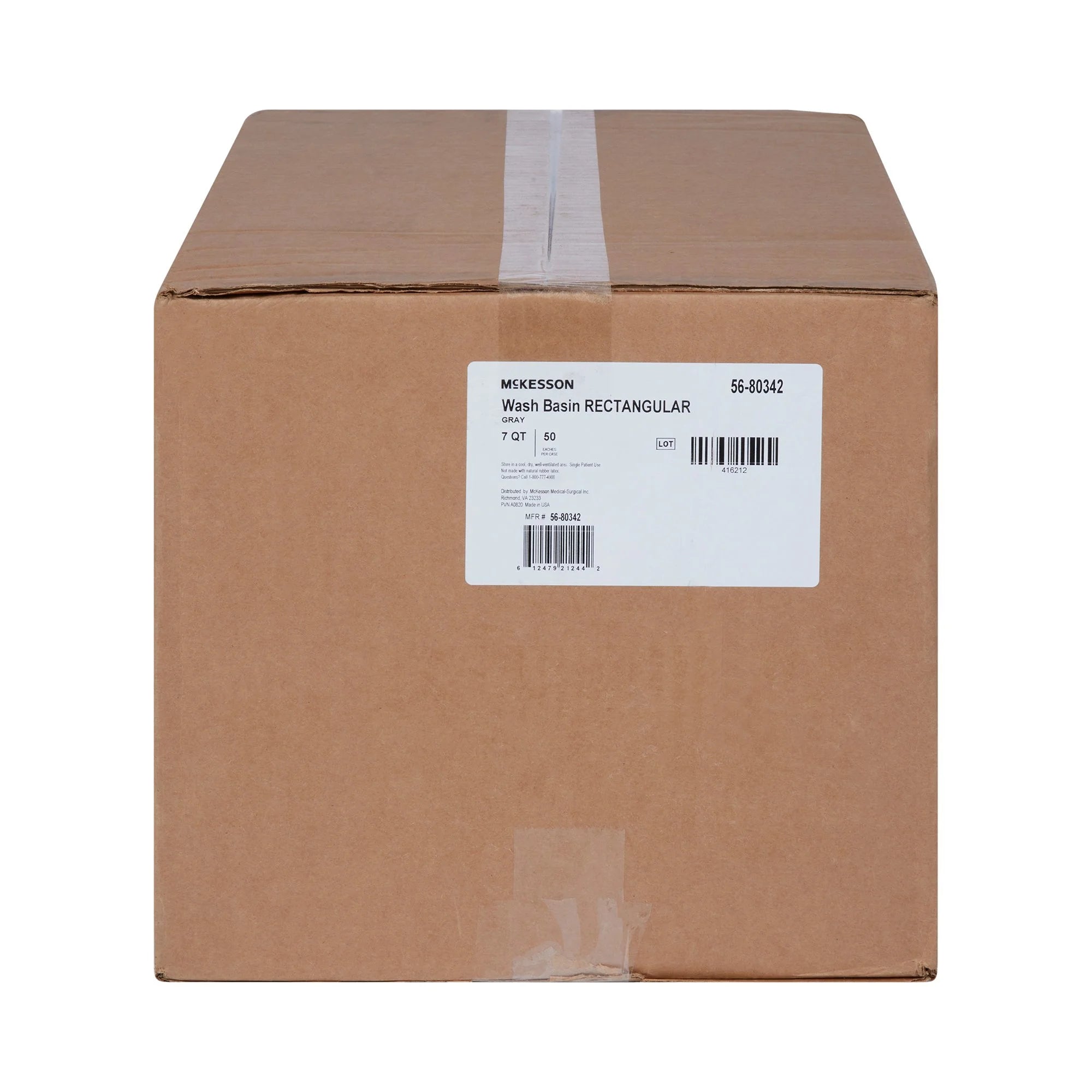 Wash Basin for Limb Soaking - Disposable Plastic Bin, 7 Qt, 50 Ct