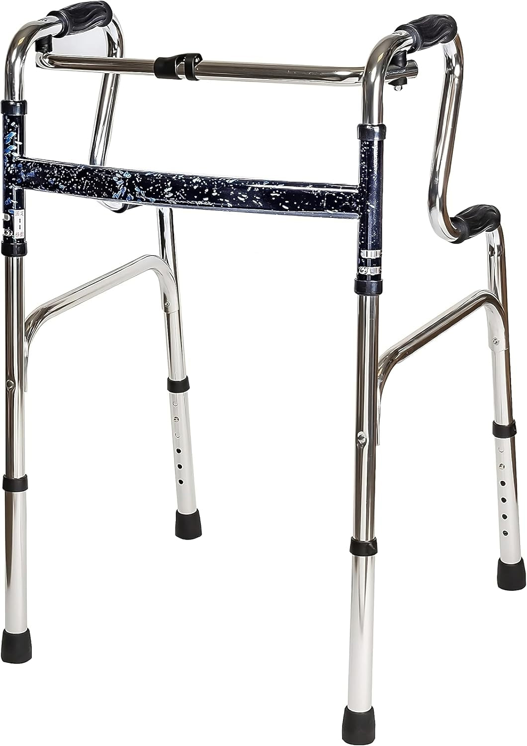 Health Brands Sturdy Uplift Adjustable Adult Medical Walkers, Folds for Easy Storage & Transport, Guaranteed Longevity, Superior Support for Seniors Steel, 6 Lb